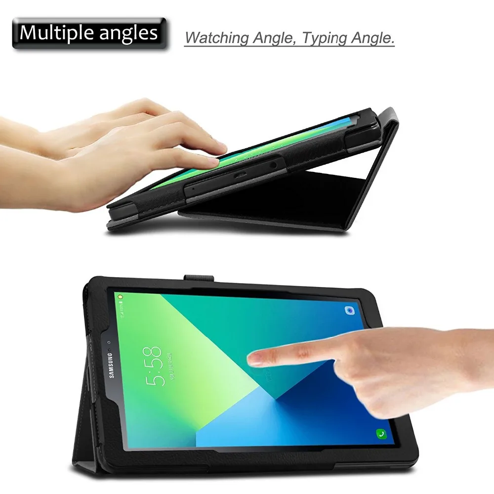 CucKooDo тонкий складной чехол для Samsung Galaxy Tab A 10 1 с S ручкой (SM P585/SM P580) 2016 выпуск +