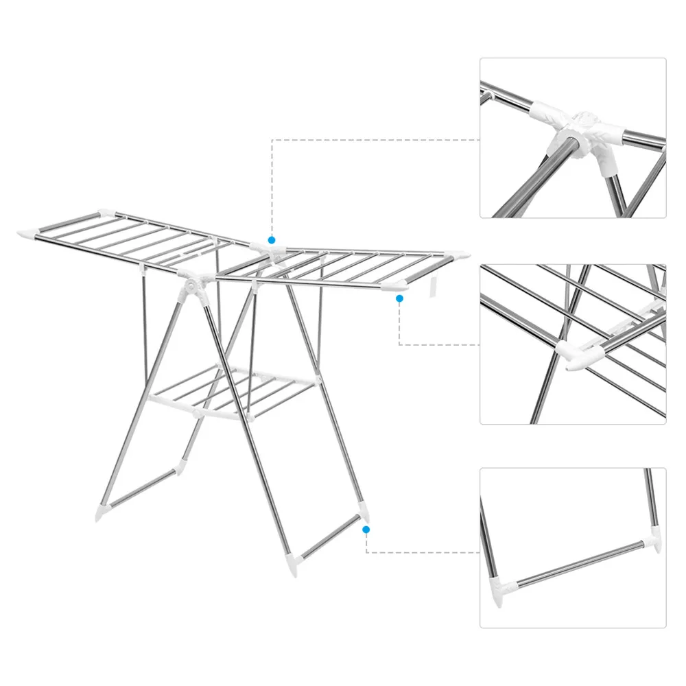 Finether Экономия пространства вешалка для одежды Прачечная Организация