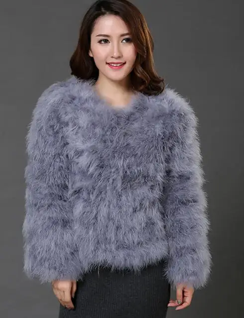 2020 ostrich fashion размера плюс jacket vintage fur coat XS S L XL 2XL 3XL 4XL 5XL 6XL 7XL черный красный розовый