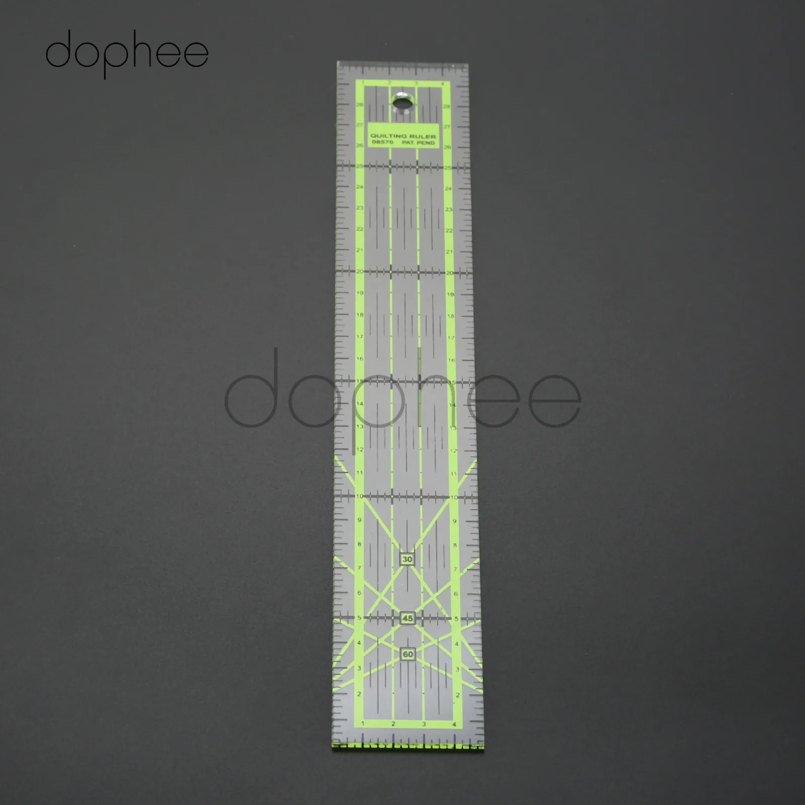 Dophee 1 шт. 5*30 см линейка для лоскутного шитья выровненная квилтинга строгая