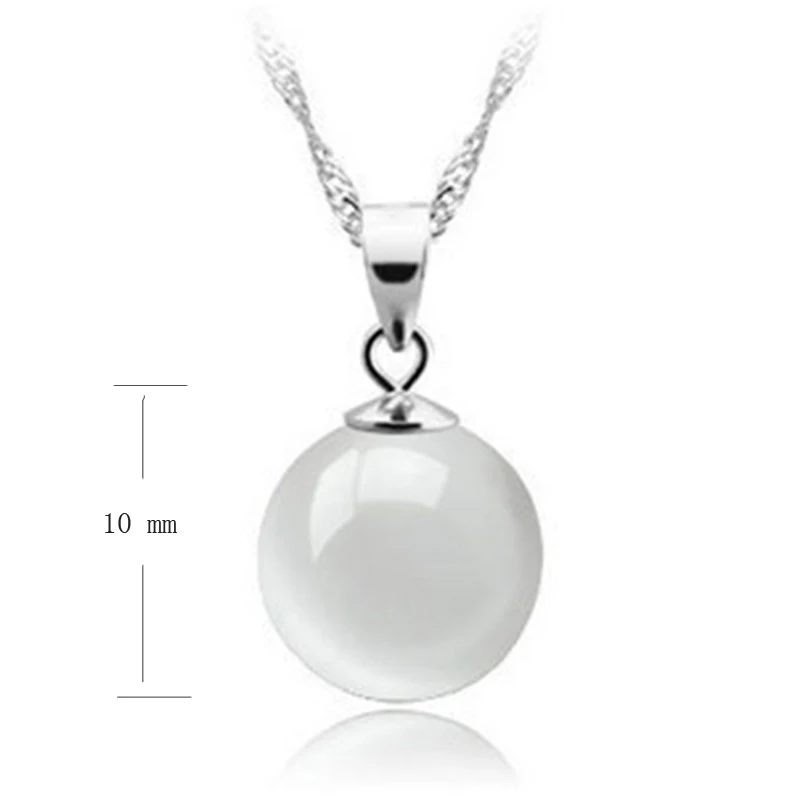 925 Sterling Silver Womens Opals Jewerly Sets Of Wedding With Pendant + 45mm Chain+ Stud Earrings | Украшения и аксессуары