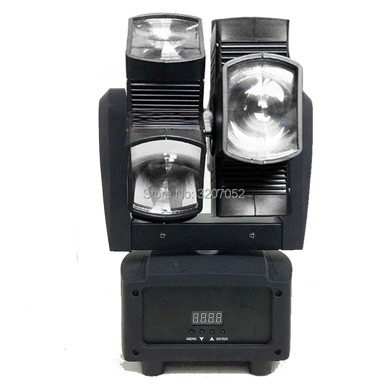2 шт./лот nvincible огонь колесо 8x12 Вт RGBW 4 в 1 CREE Поворотная голова светового