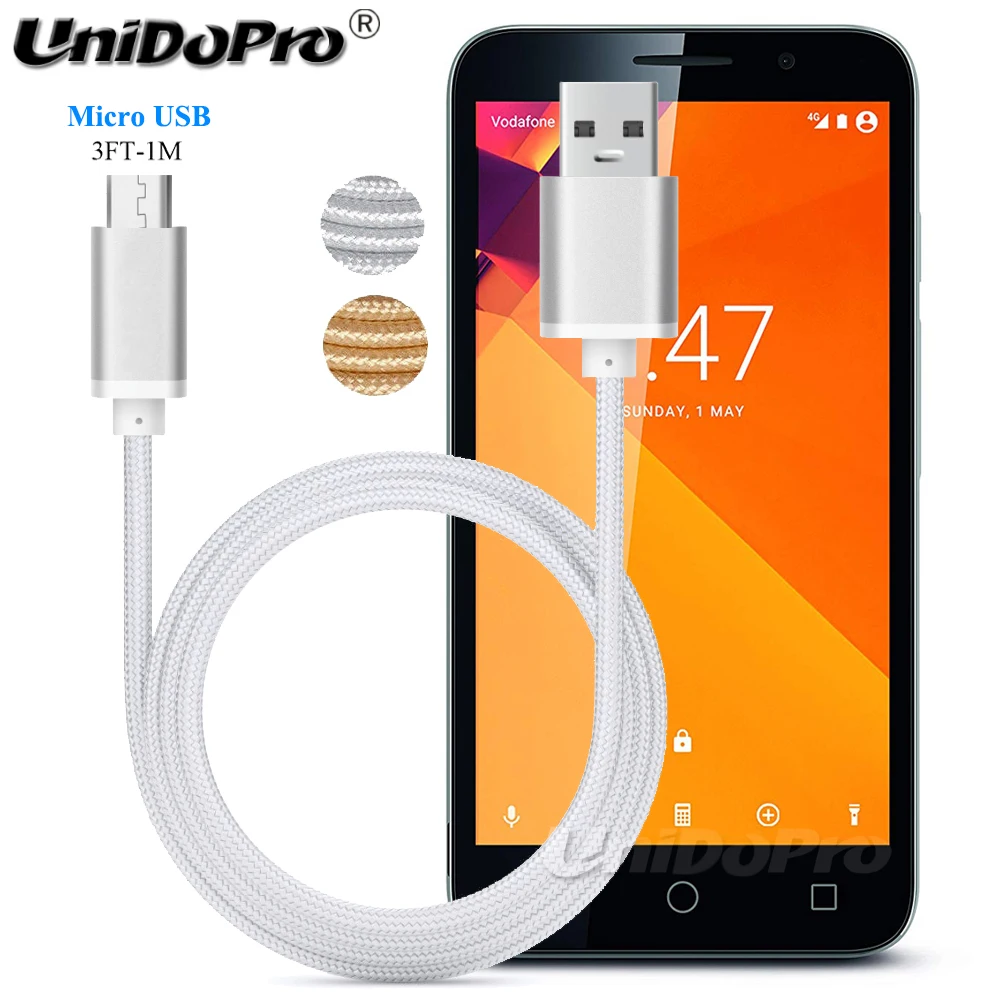 Быстрое зарядное устройство Micro USB 3 фута для телефона Vernee M3 M5 M6 M7 T3 Pro Mix 2 Thor Plus / E