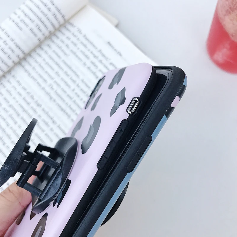 Чехол-подставка для телефона с леопардовым принтом Iphone XS Max XR X 8 7 6 6S Plus роскошные