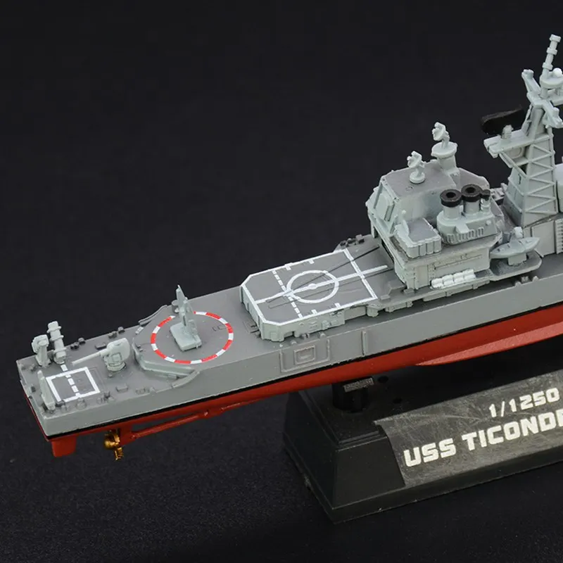 1:1250 шкала Предварительно Построенная USS Ticonderoga CG 47 управляемая ракета cruiser ВМС США