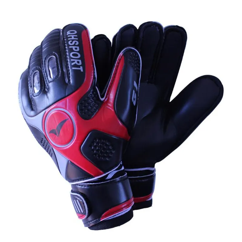New Kids Men goalie soccer gloves full latex 5mm professional football goalkeeper 5 finger save guard |