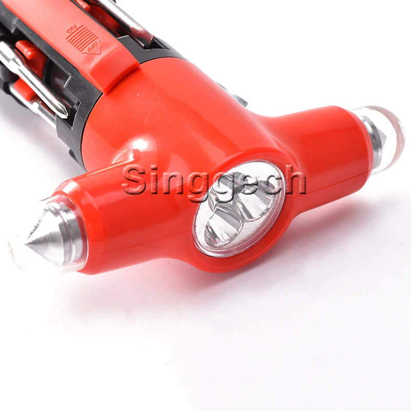 Car 8 in 1 Multifunctional Safty Hammer For Honda Civic 2006-2011 Accord Fit CRV HRV City Jazz Fiat 500 Punto Stilo Bravo | Автомобили и
