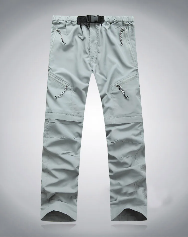 2019 New Fashion Style Men Quick-drying Pants Summer Casual Breathable Trousers Uv Protection Detachable S-3X |