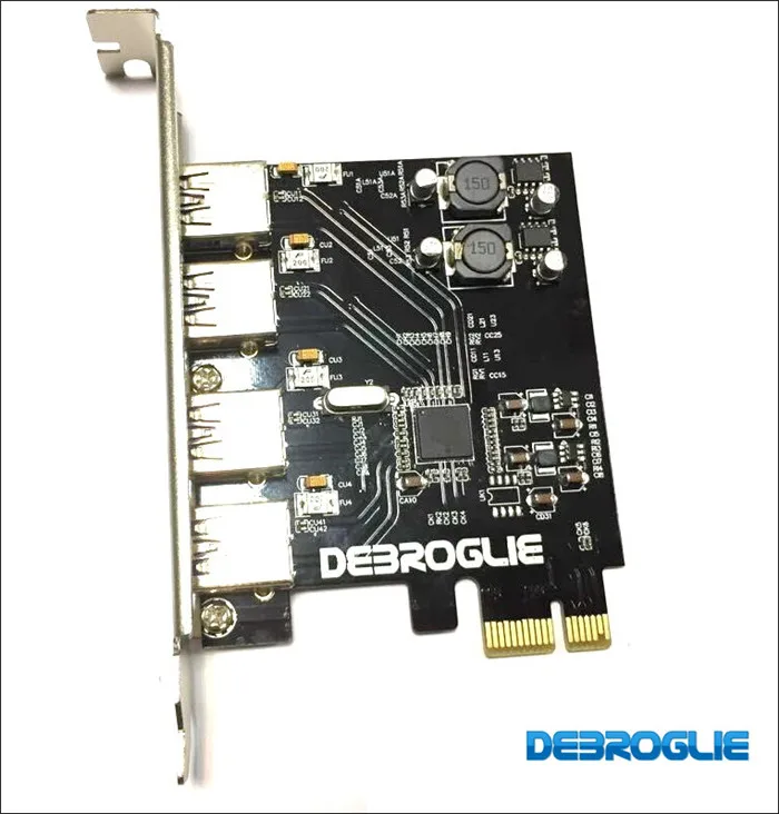 Высокоскоростной 4 портовый USB 3 0 USB3.0 PCIE PCI Экспресс контроль Расширенная карта