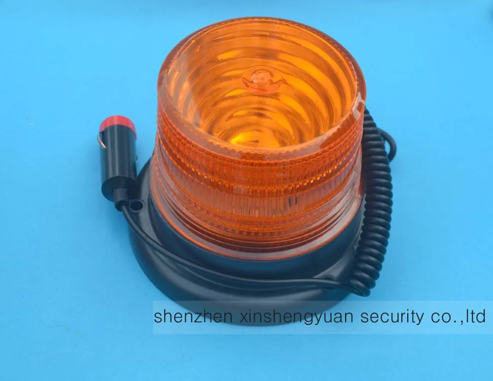 Горячие dc12v24v автомобиль грузовик Магнитная Предупреждение флэш Strobe маяк аварийного освещения полиции огни лампы AMBER