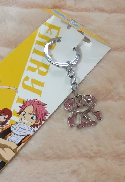 Оптовая продажа Аниме FAIRY TAIL логотип брелки для ключей подвеска на шею из