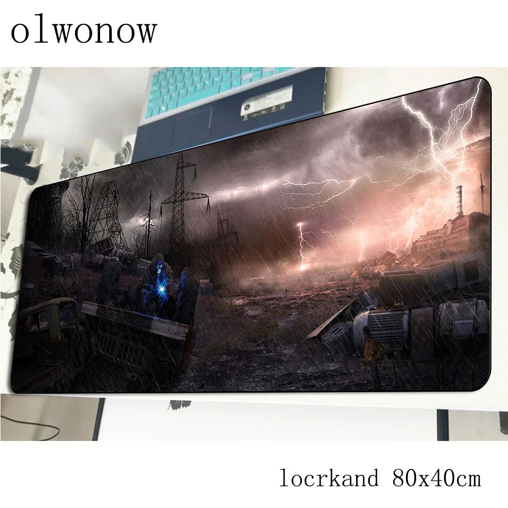 Stalker коврик для мыши 80x40 см милые коврики для мыши лучший игровой коврик для мыши геймер массовый узор Большие персонализированные коврики для мыши Клавиатура ПК коврик