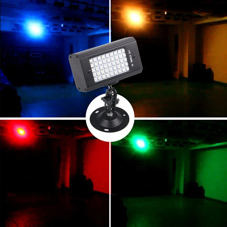 RGB Стробоскоп со светодиодной подсветкой 5 В 45 светодиодов USB|Эффект освещения