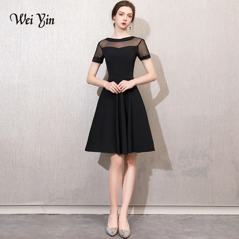 weiyin Cocktail Dresses 2018 Sexy Prom elegant Women Party Dress Cheap Above Knee Mini Robe De Gowns WY753 | Свадьбы и торжества