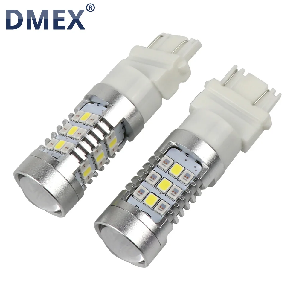 DMEX 2 шт. Switchback двухцветные светодиодный светодиодные лампы T25 3157 P27/7 Вт белый +