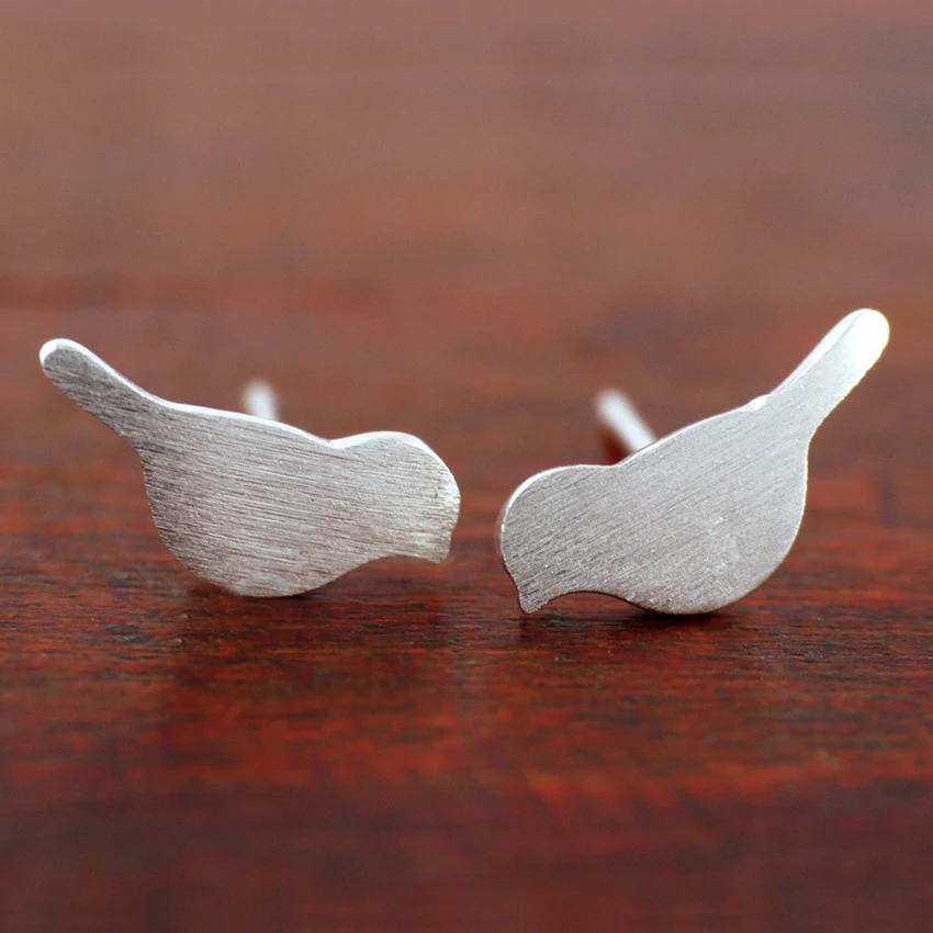 Прекрасная птица голубь мира животных Стад Серьги для девочки свадебные