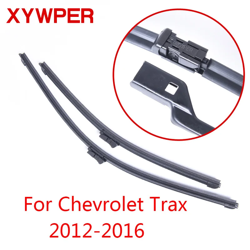 

XYWPER щетки стеклоочистителя для Chevrolet Trax 2012 2013 2014 2015 2016, автомобильные аксессуары, мягкие резиновые стеклоочистители