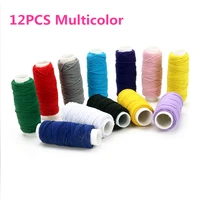12 x colorful round sewing shirring elastic craft 20 metres spools aa7640