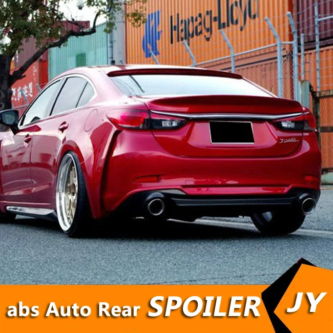 Для Mazda 6 Atenza ABS задний бампер диффузор защитные бамперы TYS для- Atenza обвес бампер задний губы задний спойлер