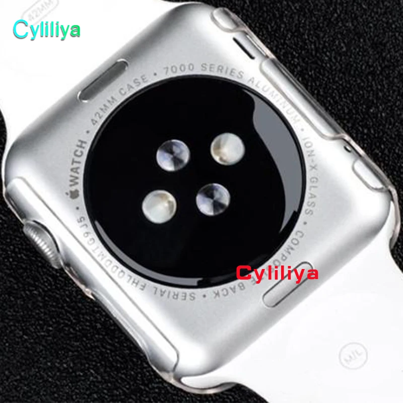 1000 шт прозрачный жесткий чехол для часов ультра тонкий Apple Smart Watch S1 S2 38 мм 42