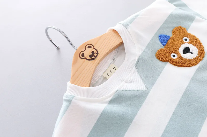 Комплекты летней одежды для маленьких мальчиков и девочек комплекты малышей