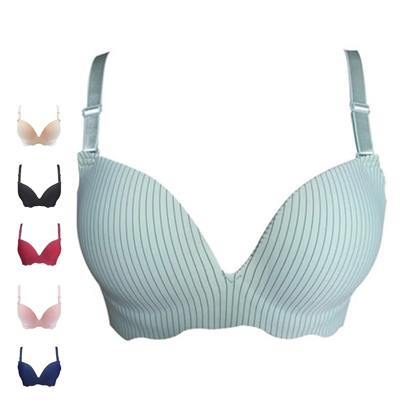 Женские Бесшовные бюстгальтеры пуш-ап Бюстгальтеры без косточек с 3D чашкой
