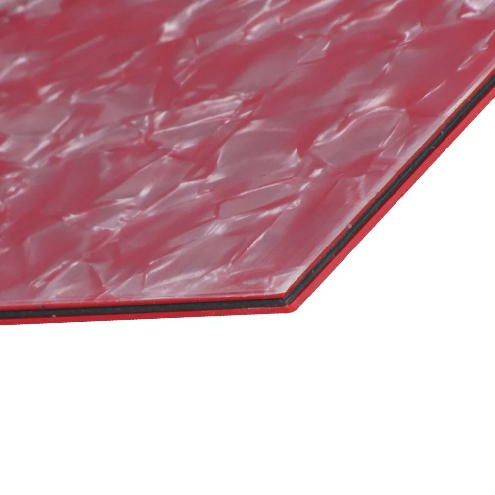FLEOR 4Ply красная жемчужная электрогитара Pickguard пустой материал лист царапины пластины 430x290x2,3 мм аксессуары для гитары