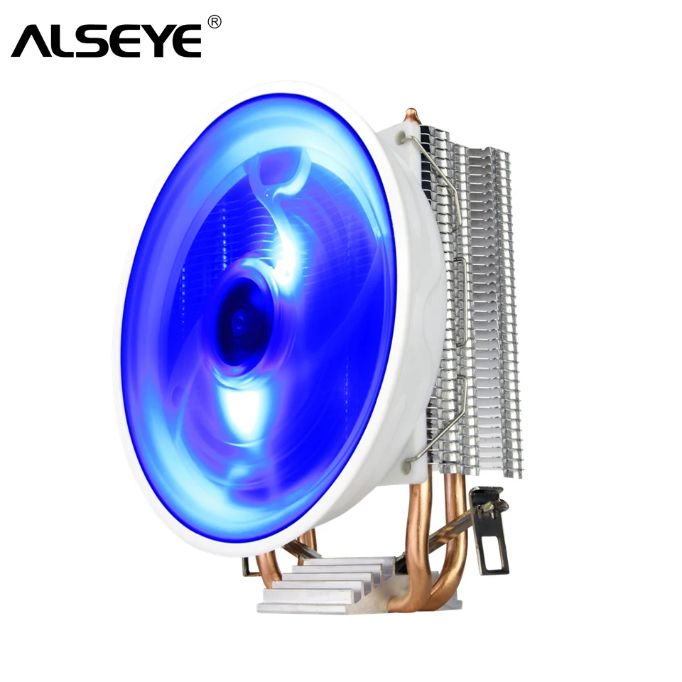 ALSEYE куллер для процессора TDP 120W охлаждение процессора для LGA 1155/1150/1151/1156 /1366/775 AM4 / AM3+ / AM2+ / AM2 / FM1