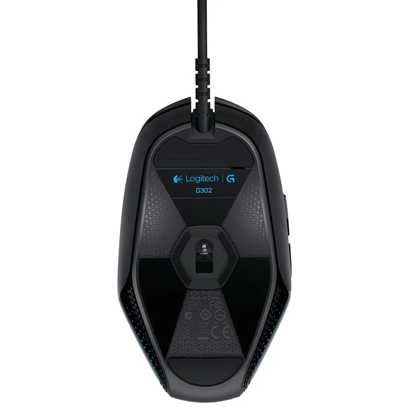 Logitech G302 профессиональная игровая мышь 4000DPI Регулируемая Проводная оптическая