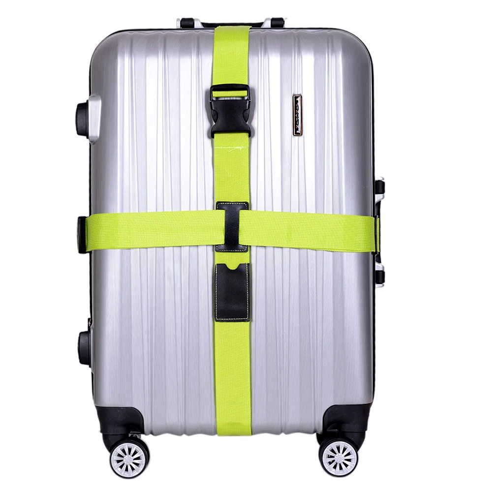 Практичный нейлоновый дорожный чемодан с крестообразными ремнями ремень для