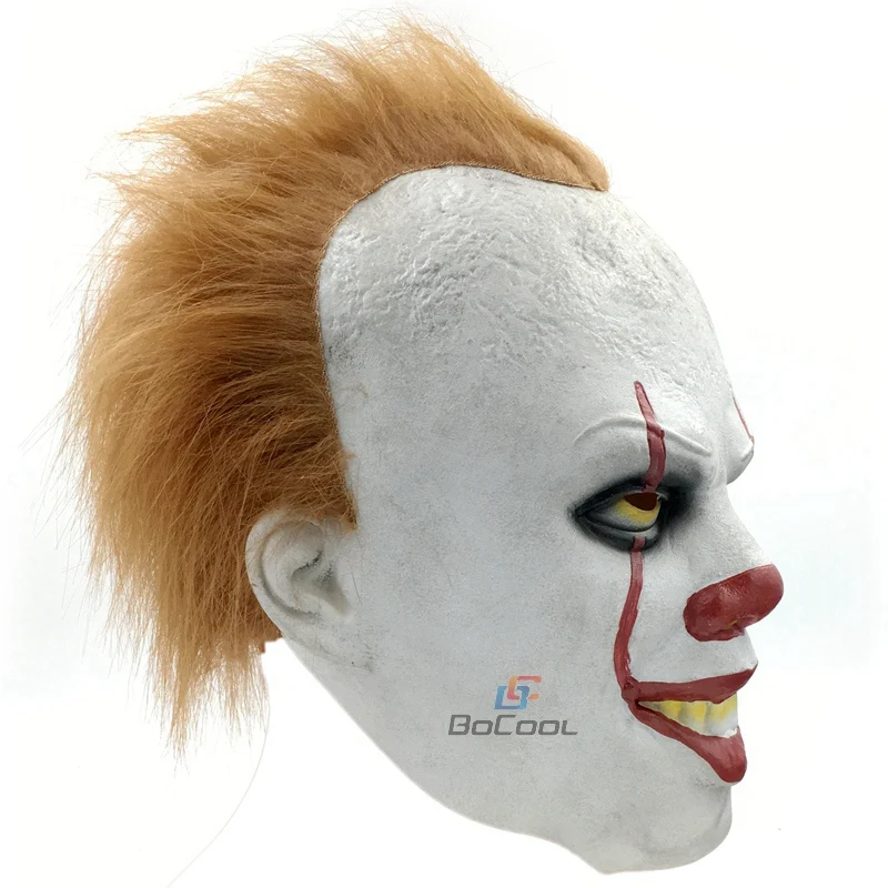 Стивена Кинга это маска пеннивайза Латекс Хэллоуин пугающая Маска Клоун для - Фото №1