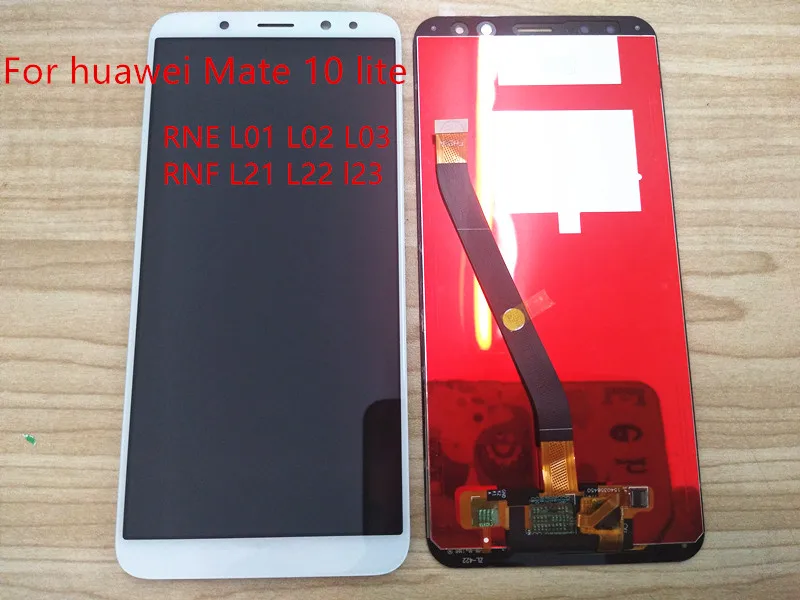 Для HUAWEI Mate 10 Lite LCD сенсорный экран с рамкой Оригинальный дисплей Huawei ЖК Nova 2i RNE L21