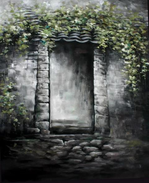 

Профессиональный Сценический ручной росписи муслиновый фон FSE40, 10 футов x 10 футов ручная роспись ed фотография фон