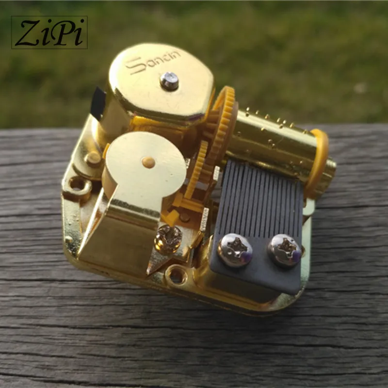 Zipi дома золото часы Тип движений Запчасти шарманку &quotсделай сам&quot музыкальная