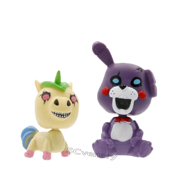 4 шт./компл. Новый Five Nights At Freddy's витой FNAF те Стэнли Теодора лиса ПВХ игрушка 10 см |