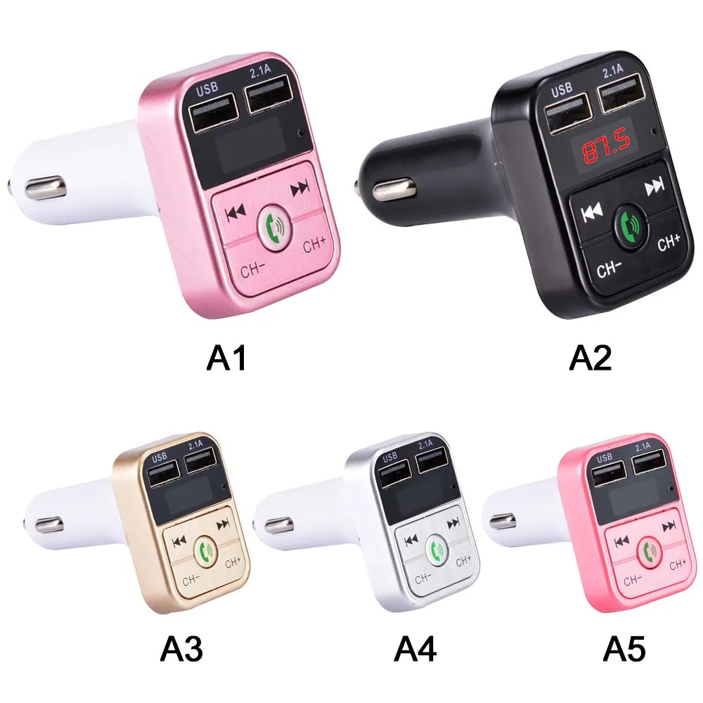 B2 автомобильный fm-передатчик беспроводной радиоадаптер USB зарядное устройство