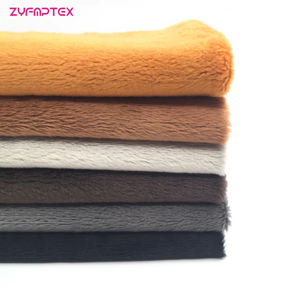 

ZYFMPTEX 6Pcs/Lot New Arrival Plush Series 3mm 45x50cm Velboa Fabric Patchwork Cloth DIY Sewing Material For Toys Free Shipping