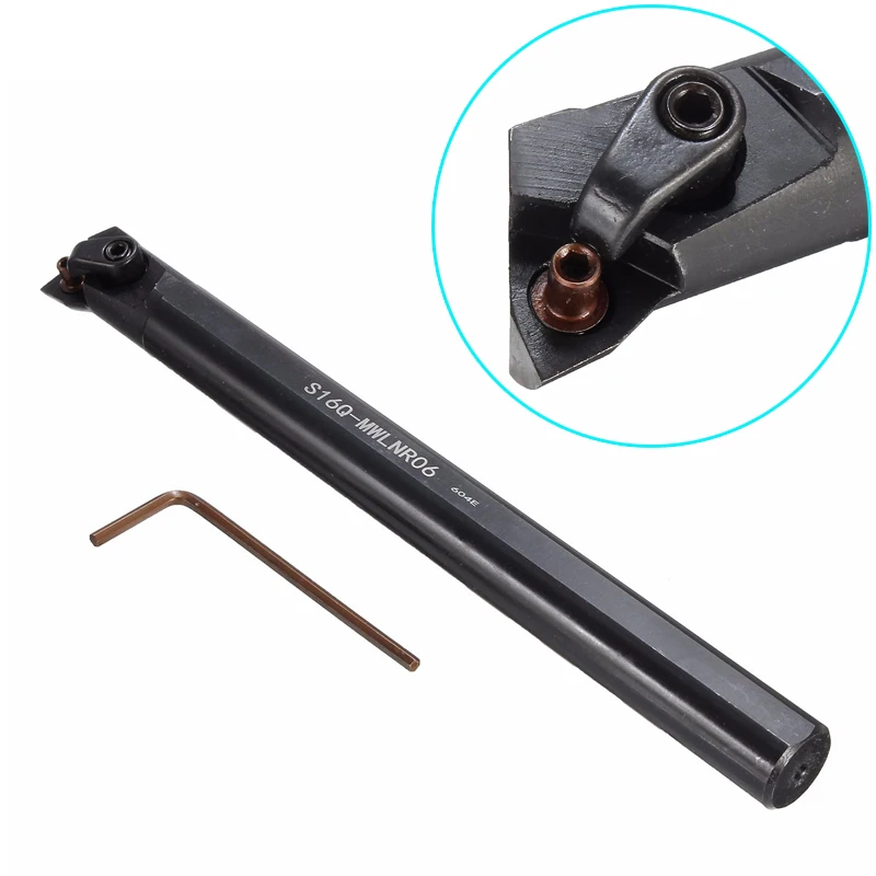 

High Quality S16Q-MWLNR06 Lathe Turning Tool Boring Bar Holder 16X180mm For WNMG0604 insert