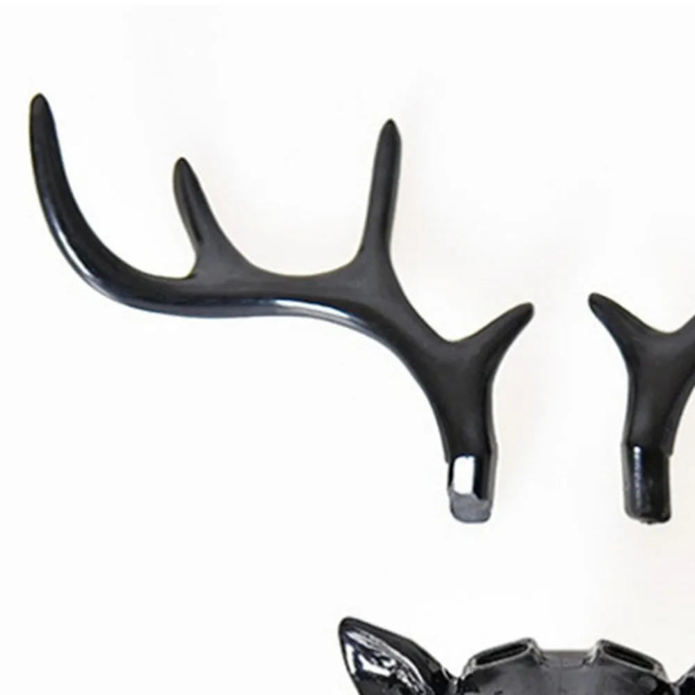 Deer Head Wall Hanger Hook Self Adhesive Clothing Display Racks Coat Room Decor Bag Keys Sticky Holder | Дом и сад