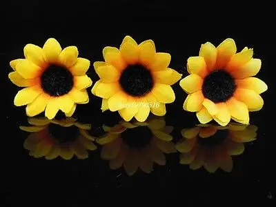 30 шт. заколки для волос в виде подсолнуха|sunflower hair pins|wedding bridalhair pins |