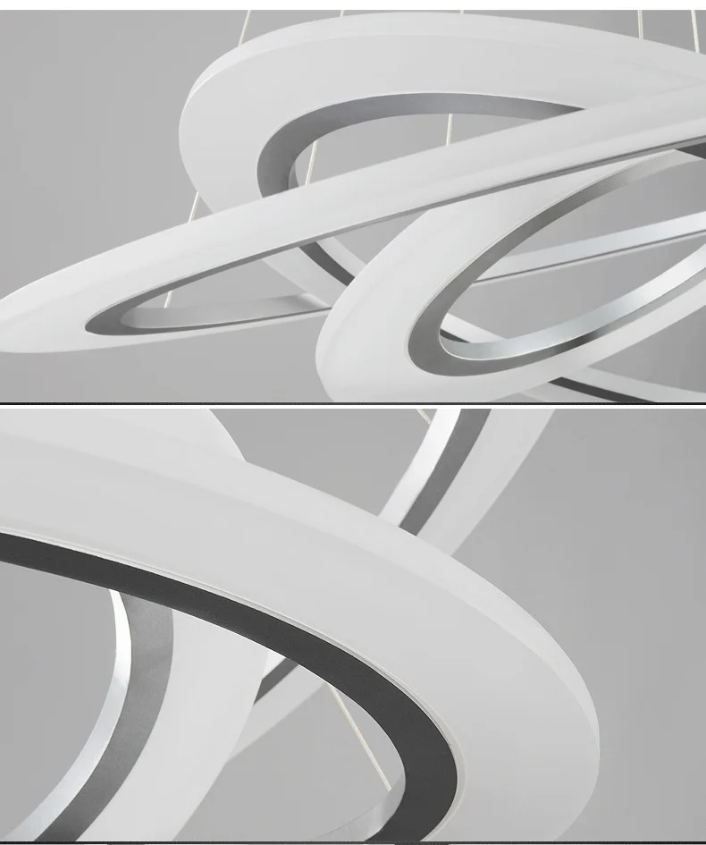 Кольцо Алюминий акриловый светодиодный потолочный светильник Гостиная Спальня