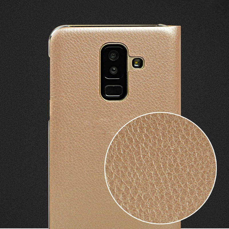 A6 2018 для samsung Роскошный чехол из искусственной кожи с откидной крышкой слот карт