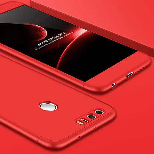 red Чехол s для huawei Honor 8 9 облегченный задний Чехол оболочка Крышка для P8 p9 lite Honor 10 защитный чехол для телефона s противоударный чехол - Цвет: red
