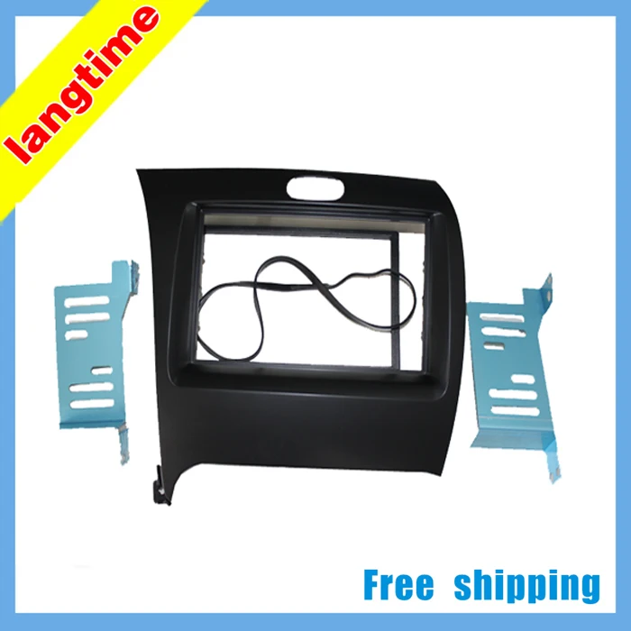 

Free shipping-Car refitting DVD frame,DVD panel,Dash Kit,Fascia,Radio Frame,Audio frame for 2012 KIA K3,Cerato,Forte,