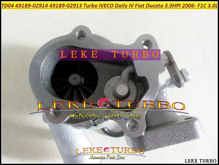 Турбо TD04 49189 02914 02913 02912 504137713 504340177 для IVECO ежедневник IV Fiat Ducato 504092197 л HPI 06