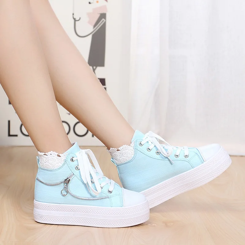 Женские кроссовки Новинка 2018 года сезон осень весна женская обувь с высоким