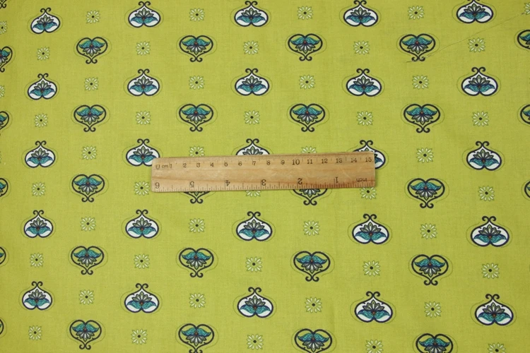 1 метр цветок плед простой хлопок ткань ручной работы DIY одежды платье детская одежда хлопок T528