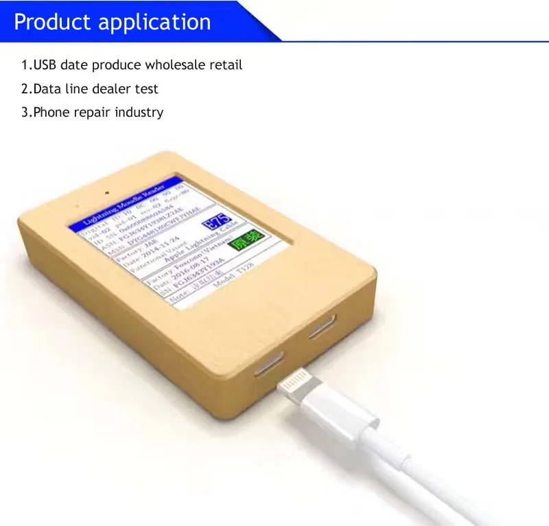 DHL для Apple iPhone USB Дата кабель тестер подлинность детектор подлинность распознавание заводской подлинный