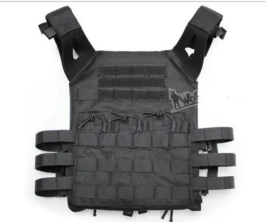 Черный Тактический жилет weste polizei schutzweste plate carrier ballistische swat nerf taktische mil tec weste schutz colete tatico milita - Цвет: Черный
