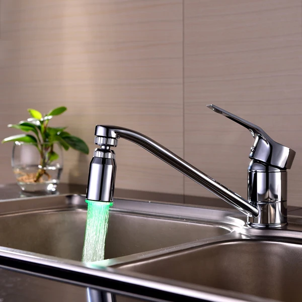 

CY2-8001-B13 ABS 3 Colors Temperature Sensor Led Shower Heads Led Faucet Light Basin Faucet LED Bathroom Faucets Accessories